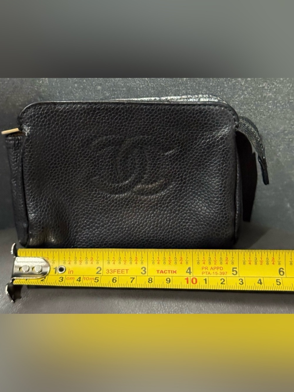 EUC Chanel Caviar Pouch w/COA 💫 - Picture 12 of 12